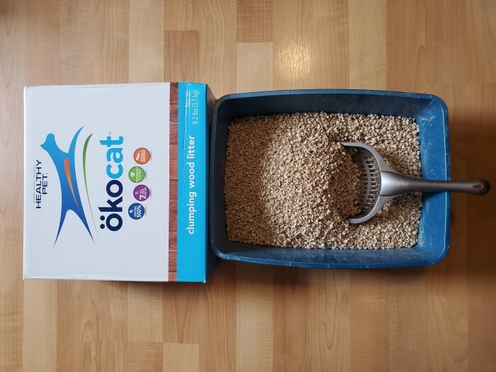 Ökocat Natural Wood Clumping Cat Litter