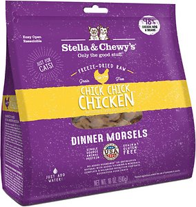 Stella & Chewy's Chick Chick Chicken Dinner Morsels Freeze-Dried Raw Cat Food