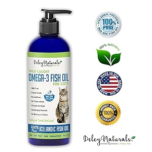 Deley Naturals Wild Caught Fish Oil for Cats