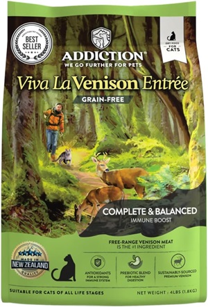 Addiction Grain-Free Viva La Venison Dry Cat Food