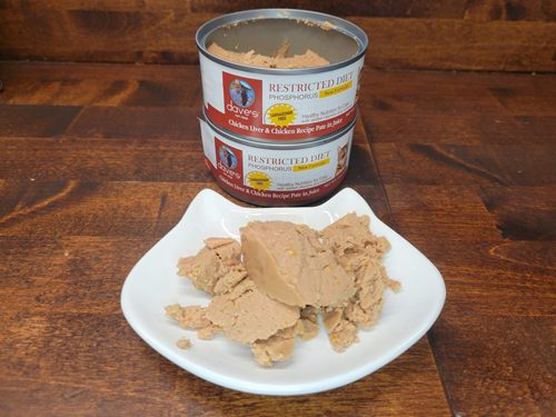 Dave’s Pet Food Restricted Phosphorus Chicken Liver and Chicken in Juice Paté