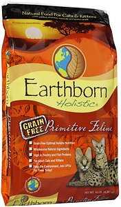 Earthborn Holistic Primitive Feline Grain-Free Natural Dry Cat & Kitten Food