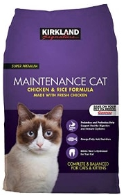 Kirkland Signature Chicken and Rice Dry Cat Food