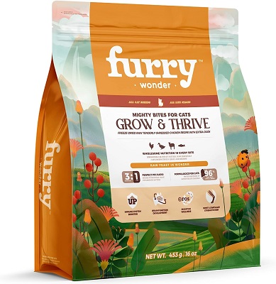 FURRY WONDER Freeze Dried Raw Cat Food