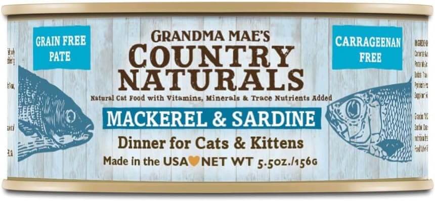 Grandma Mae’s Country Naturals Mackerel & Sardine Dinner