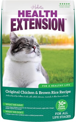 Health Extension Chicken & Brown Rice Recipe Dry Cat Food