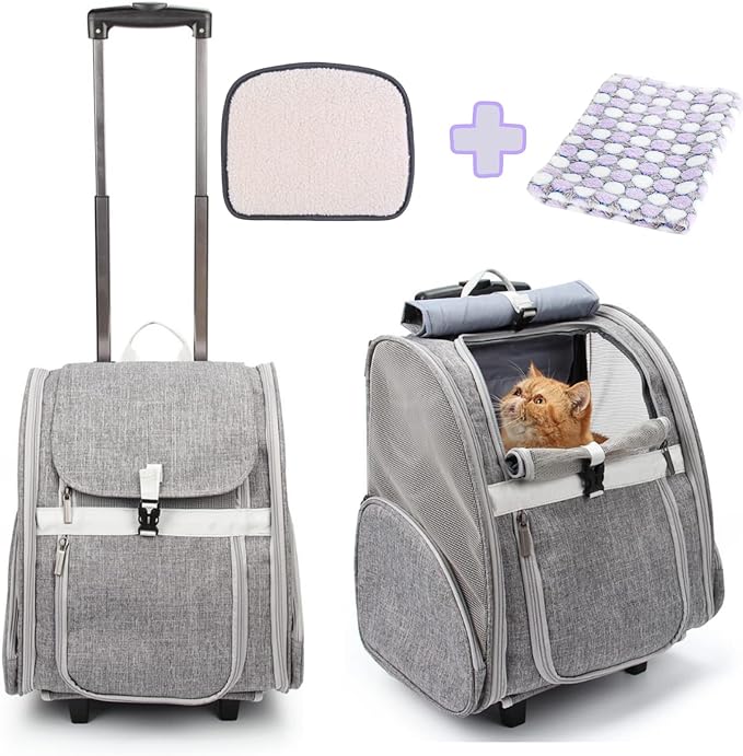 Lollimeow Pet Rolling Carrier