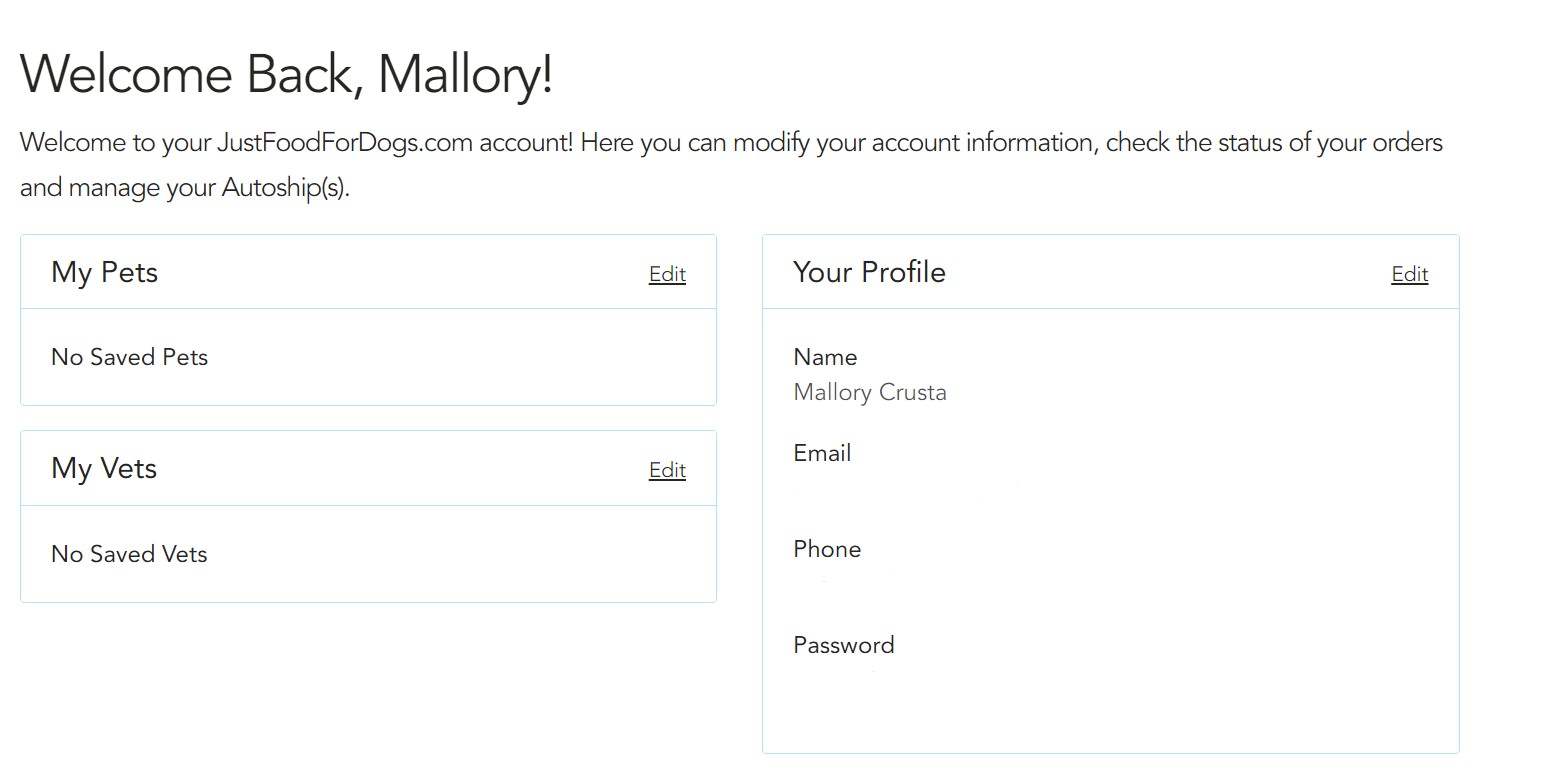 Manage Account JFFC