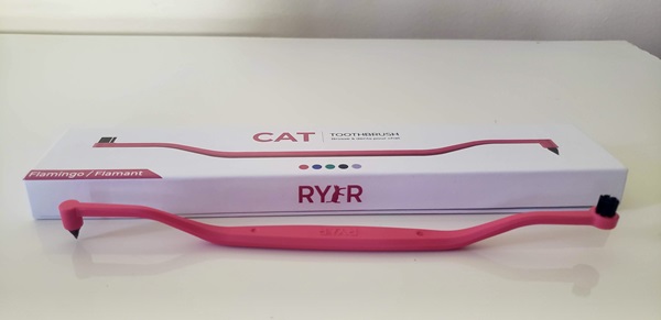 RYERCAT Dual-Sided Cat Toothbrush