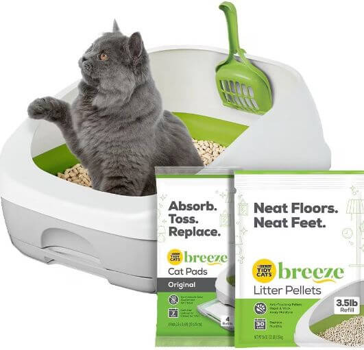 Tidy Cats Litter Box System, BREEZE System Starter Kit Litter Box