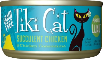 Tiki Cat Puka Puka Luau Succulent Chicken in Chicken Consomme Grain-Free Canned Cat Food