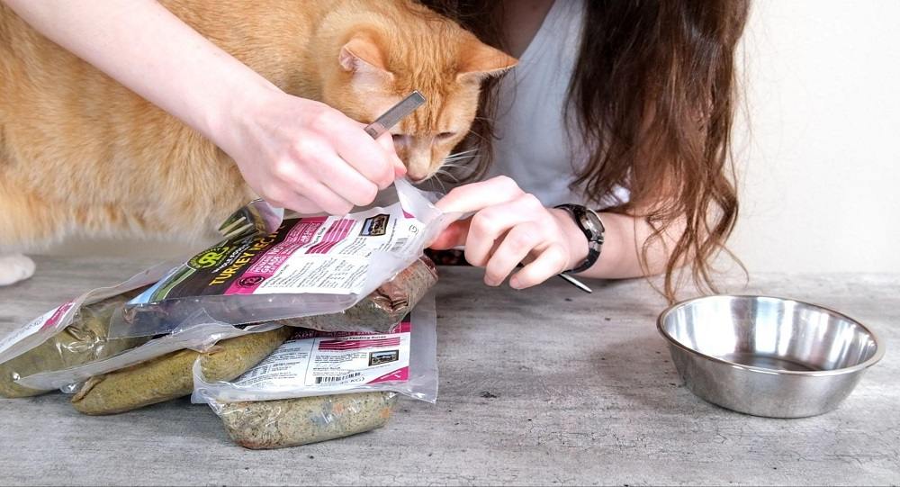 unpacking fresh food