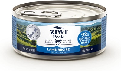 Ziwi Peak Lamb Recipe Canned Cat Food